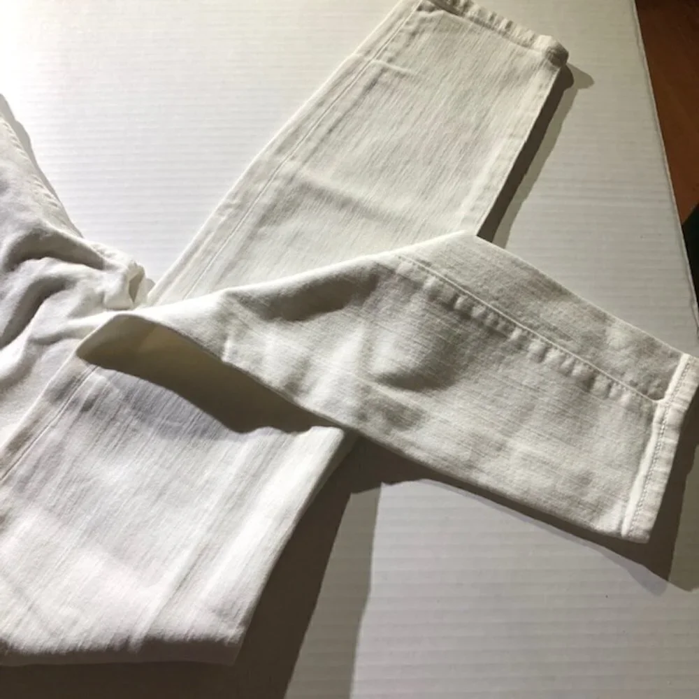 J. Crew White Stretch Skinny Jeans size 24